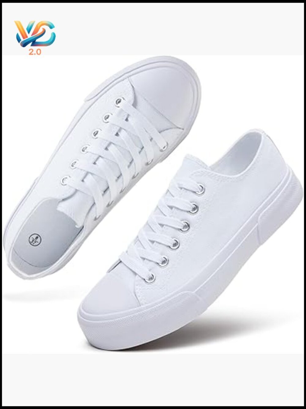 Low Top Canvas Sneakers Slip On Casual Tennis Shoes Classic Fashion
